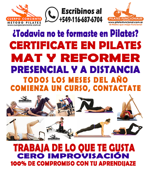 Curso de Pilates Mat y Reformer a distancia